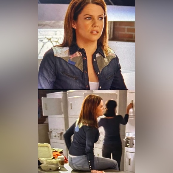 Vintage ASO Lorelai Gilmore Girls Long Sleeve Top - Picture 1 of 3